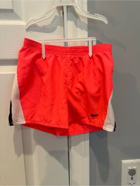 Neon pink quick dry shorts